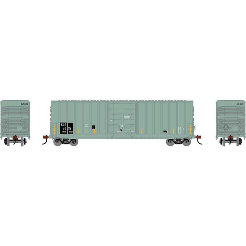 Roundhouse HO 50' Exterior Post High Cube Plug Door Box Car, St. Lawrence & Atlantic Railroad (SLR) #3015