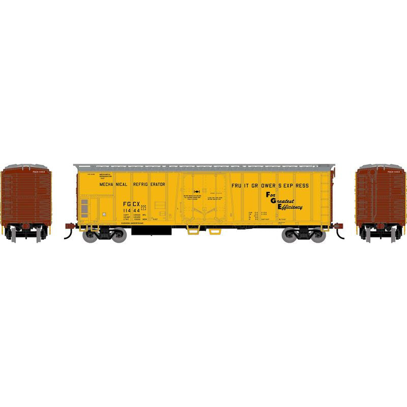 Roundhouse HO 50' Exterior Post Mechanical Reefer, Fruit Growers Express (FGCX) #11444