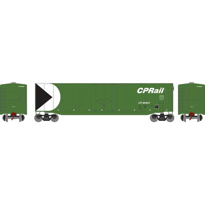 Roundhouse HO 50' Plug Door Smooth Side Box, CPR #80937 - RND1136