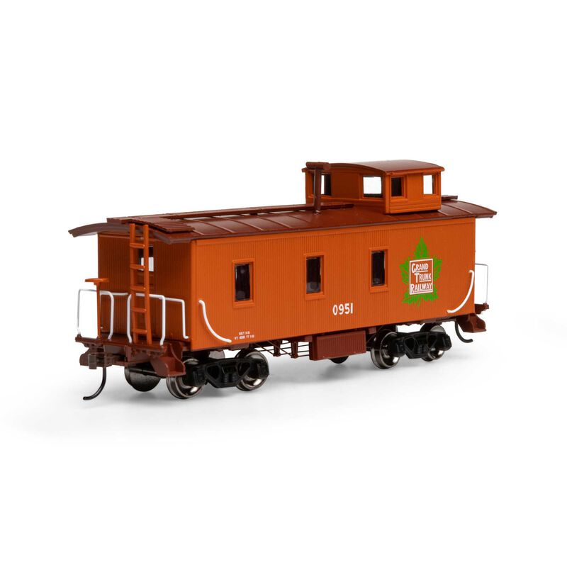 Roundhouse HO 30' 3-Window Caboose, GTW #0951 - RND11717
