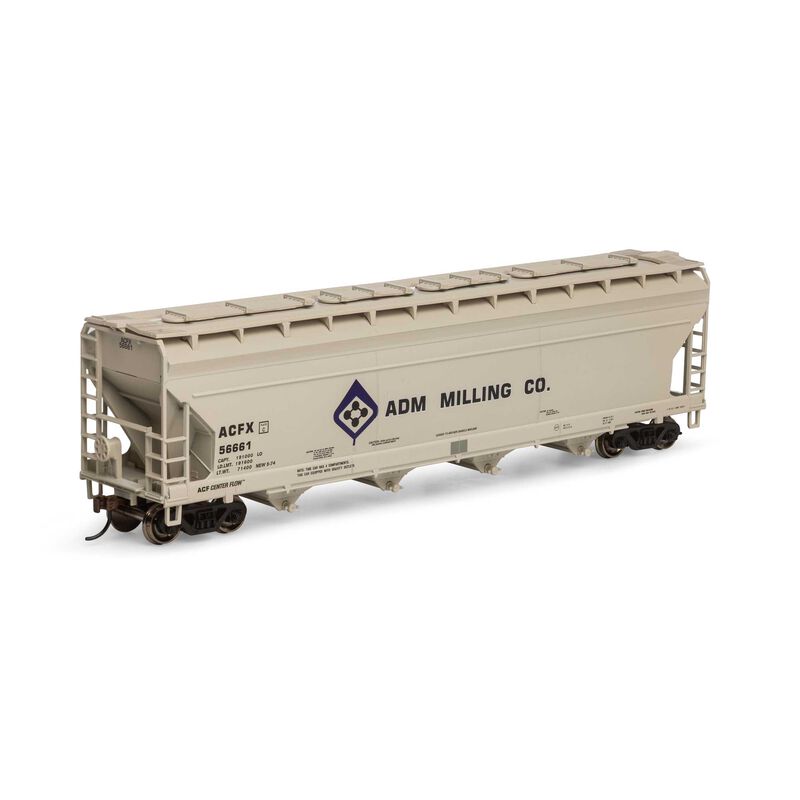 Roundhouse HO ACF 5250 CF Hopper, ADM Milling/ACFX #56661 - RND1174