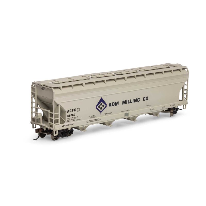 Roundhouse HO ACF 5250 CF Hopper, ADM Milling/ACFX #56667 - RND1175