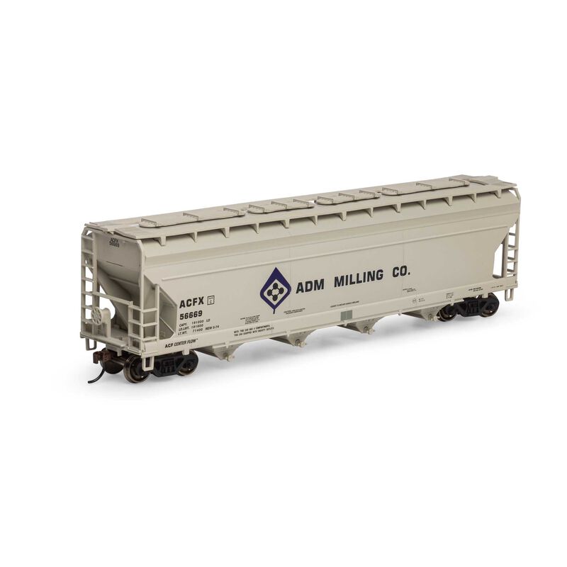 Roundhouse HO ACF 5250 CF Hopper, ADM Milling/ACFX #56669 - RND1176