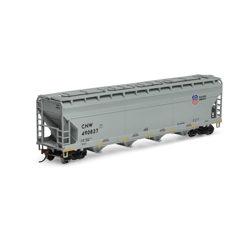 Roundhouse HO ACF 5250 CF Hopper, UP/C&NW #490827 - RND1207