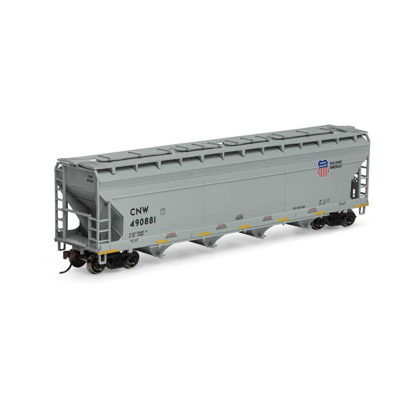 Roundhouse HO ACF 5250 CF Hopper, UP/C&NW #490881 - RND1209