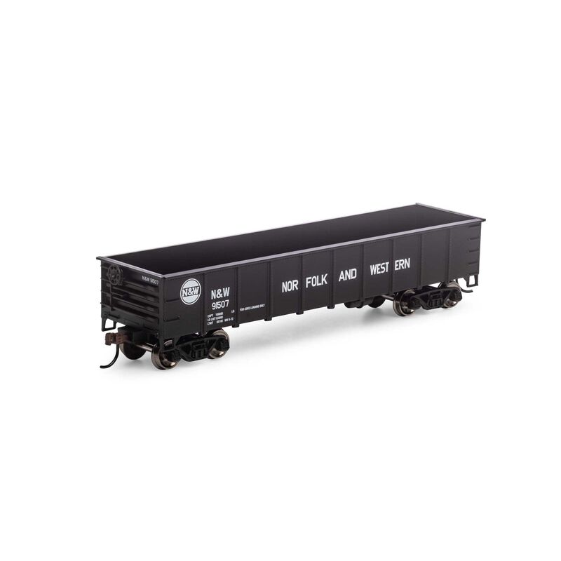 Roundhouse HO 40' Gondola, N&W #91507 - RND1250