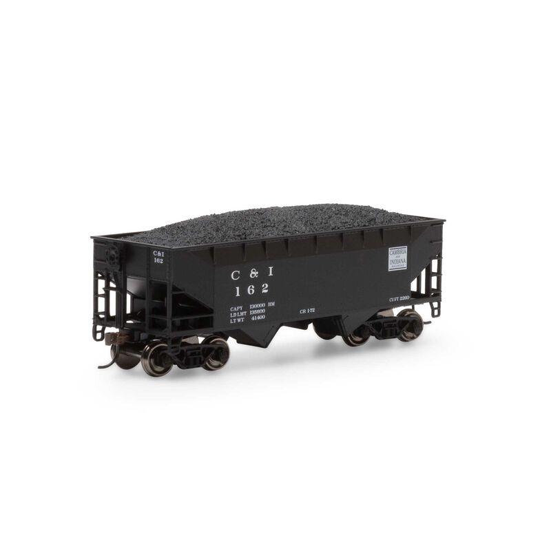 Roundhouse HO 34' 2-Bay Offset Open Hopper, C&I #162 - RND1282