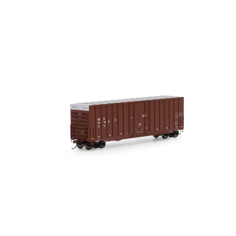 Roundhouse HO 50' Ext Post High Cube Plug Box, AOK #14142 - RND1507