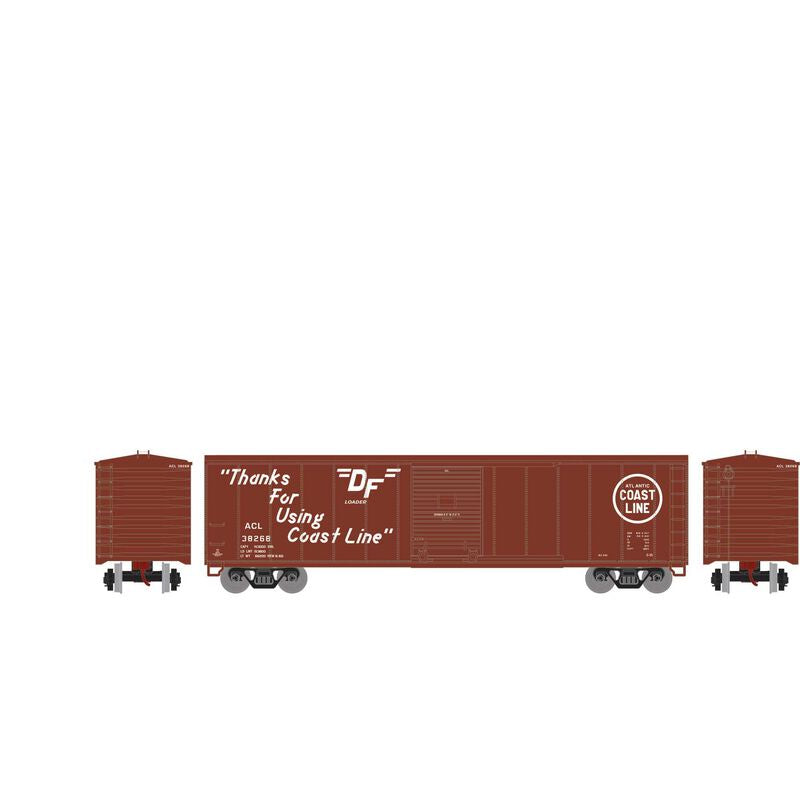 Roundhouse HO 50' PS-1 Single Sliding Door Box, Atlantic Coast Line (ACL) #38268