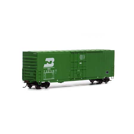 Roundhouse HO 50' Smooth High Cube Plug Box, BN/Late #732728 - RND1673