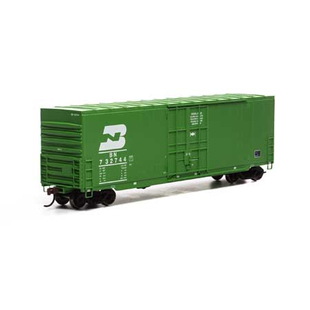 Roundhouse HO 50' Smooth High Cube Plug Box, BN/Late #732744 - RND1675