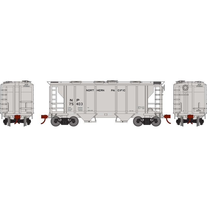 Roundhouse HO PS-2 2003 2-Bay Covered Hopper, NP #75403 - RND2417