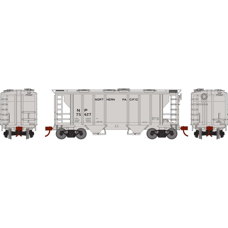 Roundhouse HO PS-2 2003 2-Bay Covered Hopper, NP #75427 - RND2419