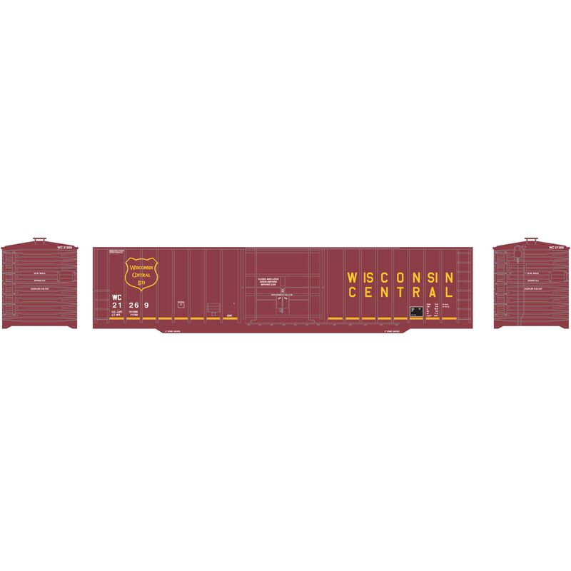 Roundhouse HO 50' OB Plug Door Box, WC #21269 - RND40153