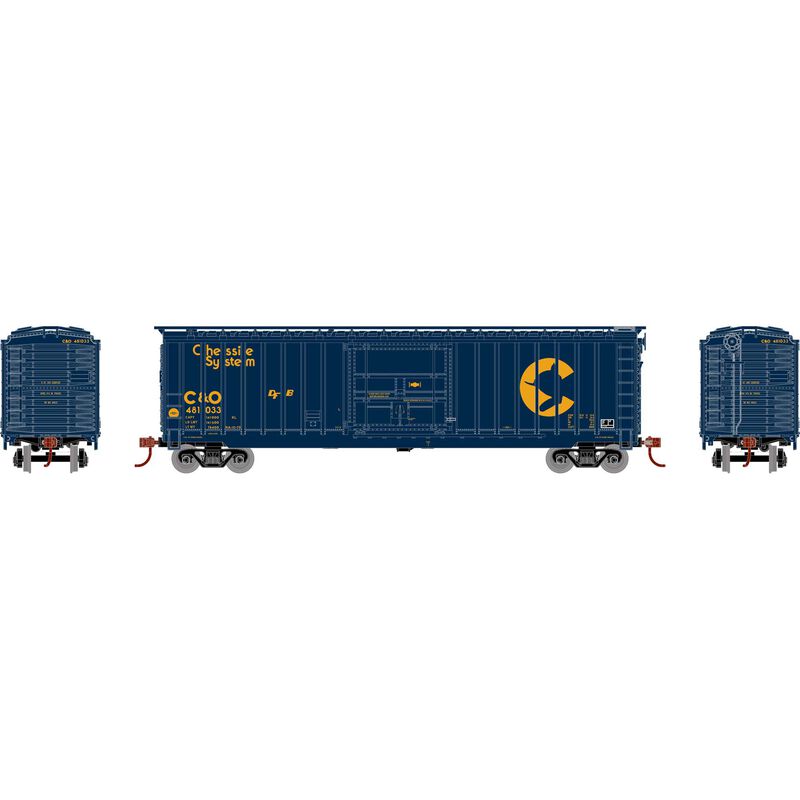 Roundhouse HO 50' OB Plug Door Box, C&O #481033 - RND40228