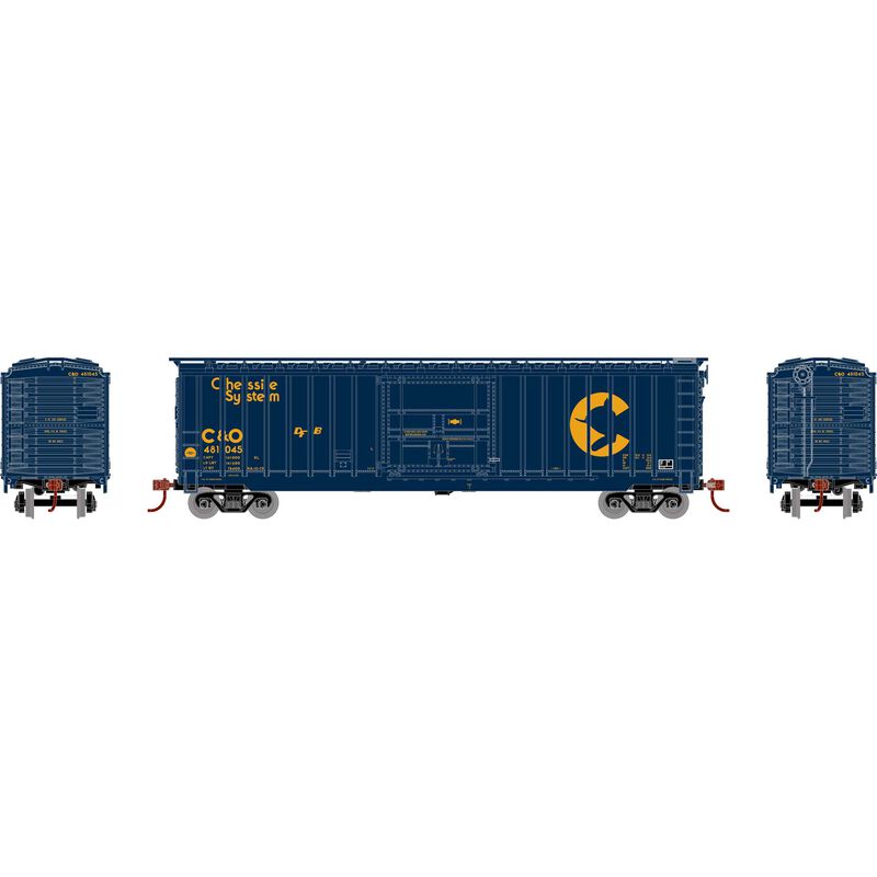 Roundhouse HO 50' OB Plug Door Box, C&O #481045 - RND40229