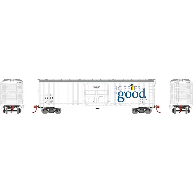 Roundhouse HO 50' OB Plug Door Box, Hobbies For Good #2021 - RND40240