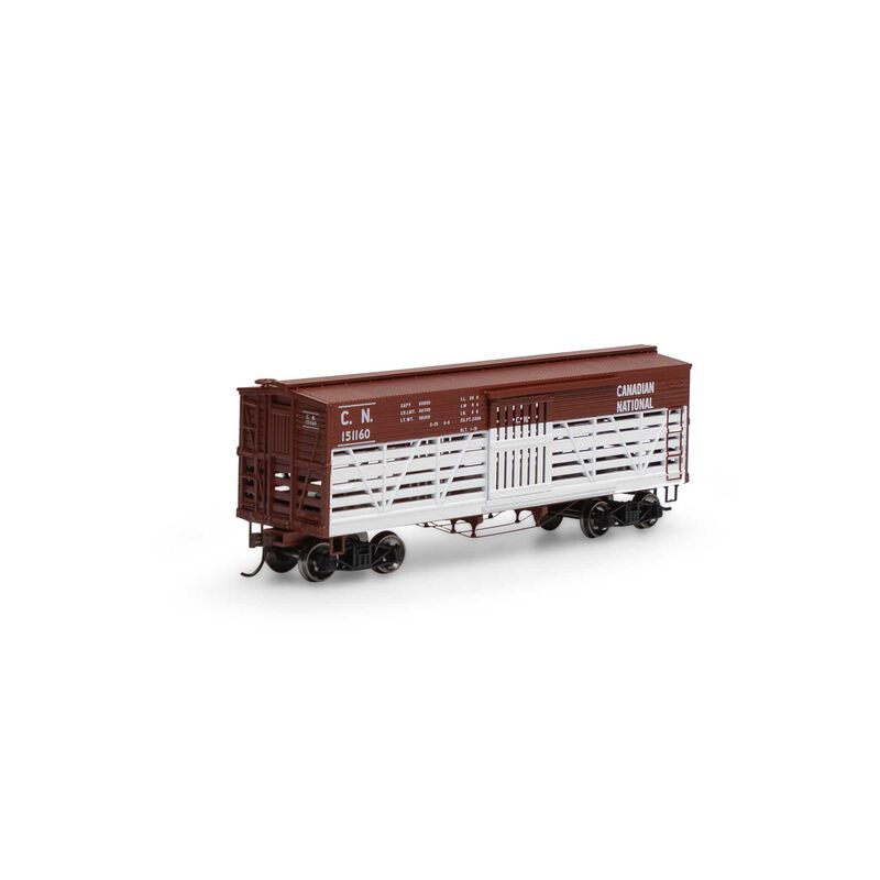 Roundhouse HO 36' Old Time Stock Car, CN #151160 - RND75276