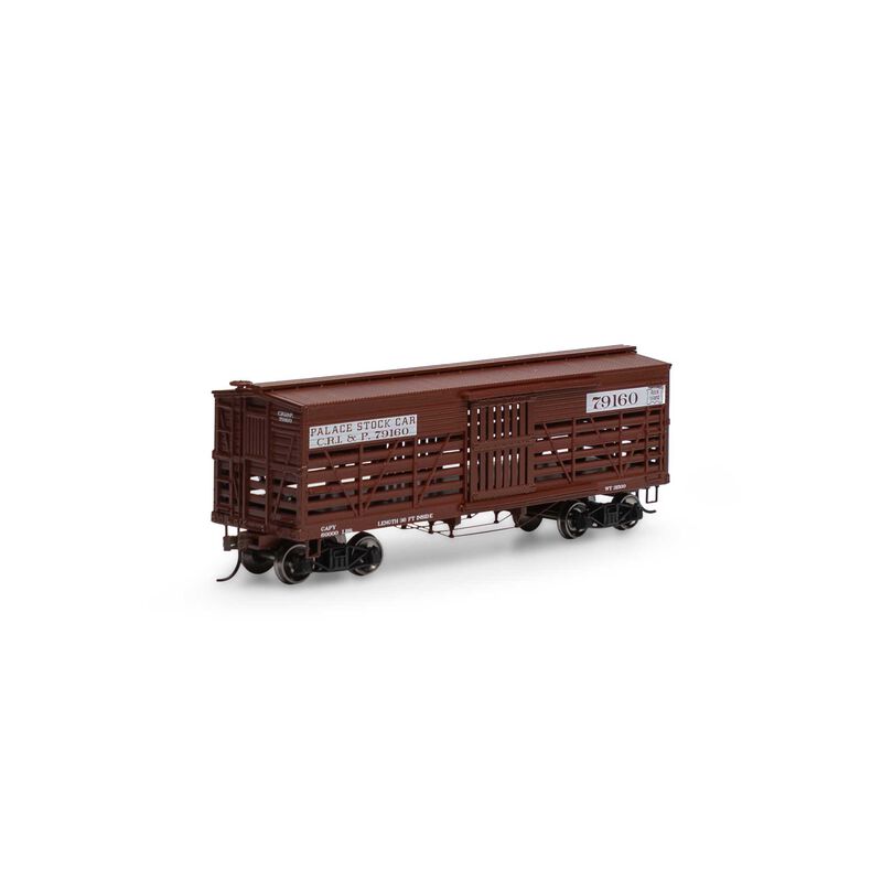 Roundhouse HO 36' Old Time Stock Car, RI #79160 - RND75285