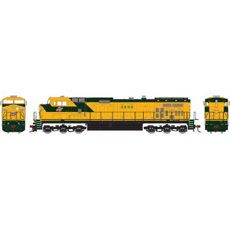 Roundhouse HO Dash 9-44CW, C&NW #8666 - RND78023