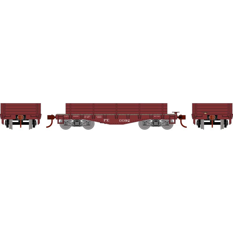 Roundhouse HO 30' Old Time Flat, PE #0092 - RND84492