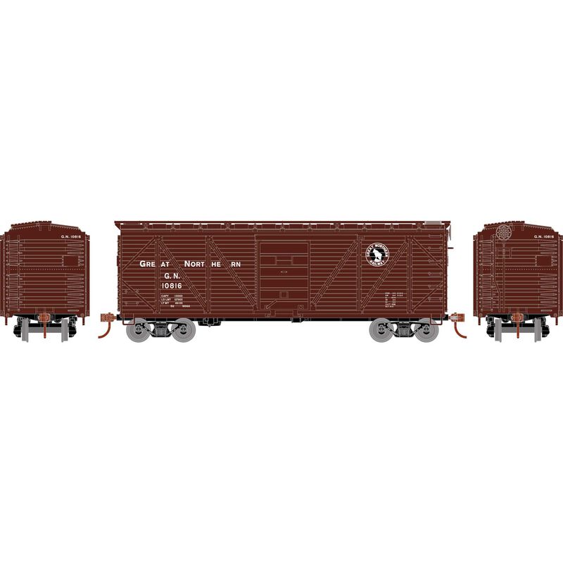 Roundhouse HO 40' Single Sheathed Box, GN #10816 - RND85838