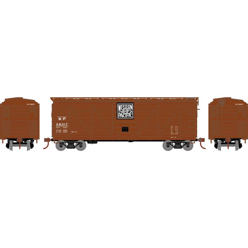 Roundhouse HO 40' Single Sheathed Box, WP #26017 - RND85845