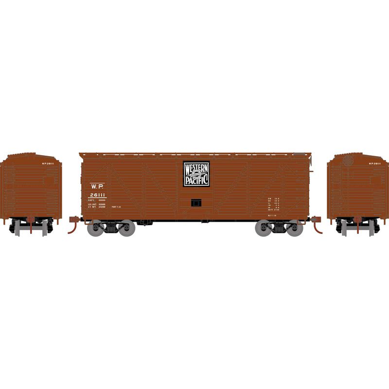 Roundhouse HO 40' Single Sheathed Box, WP #26111 - RND85847