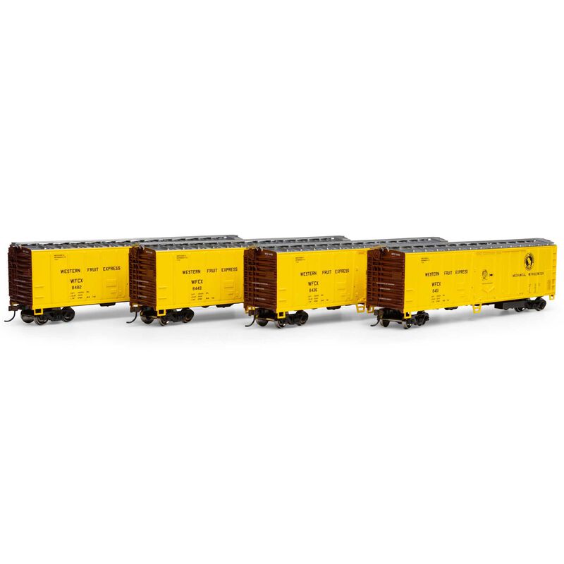 Roundhouse HO 50' Ex-Post Mechanical Reefer, WFCX (4) - RND87993