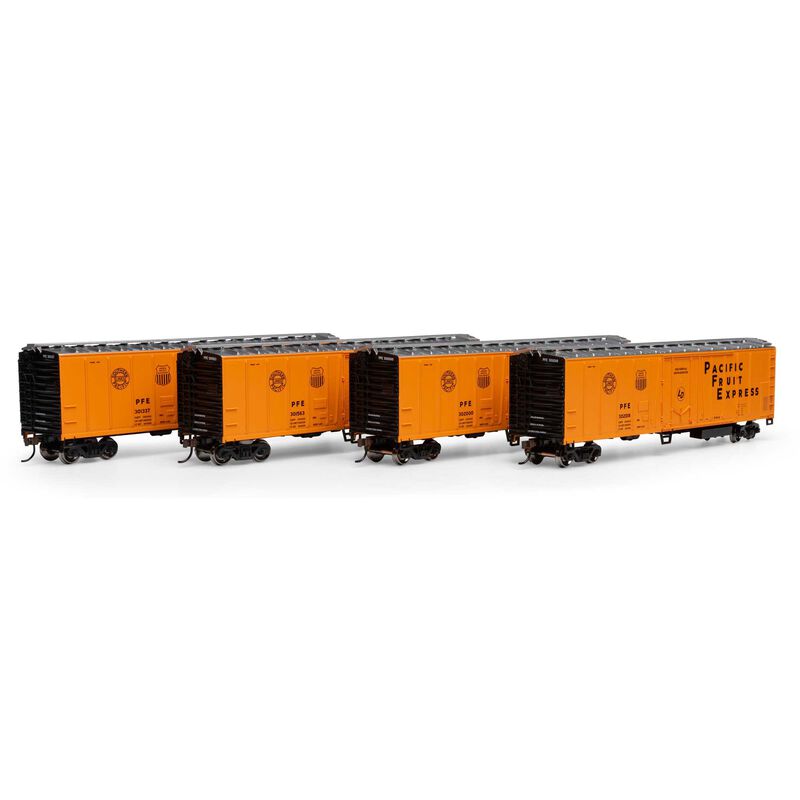 Roundhouse HO 50' Ex-Post Mechanical Reefer, PFE (4) - RND87996