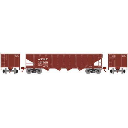 Roundhouse HO 40' 4-Bay Offset Hopper w/Coal Load, SF #181203 - RND88002