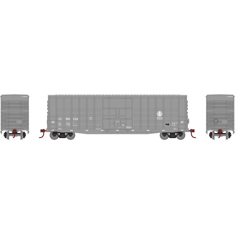 Roundhouse HO 50' Waffle HC Plug Door Box, IC #581124 - RND88070
