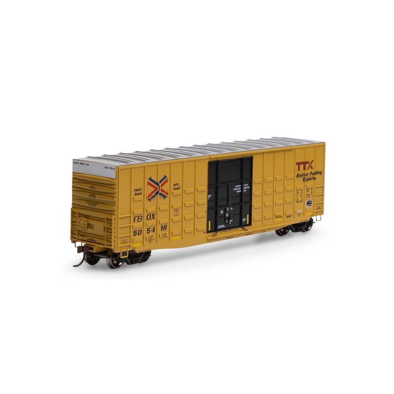 Roundhouse HO 50' Waffle HC Plug Door Box, FBOX #505416 - RND88084