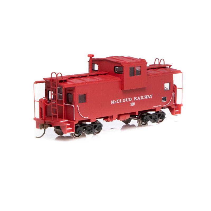 Roundhouse HO Wide Vision Caboose, McCloud Railway #102 - RND90109