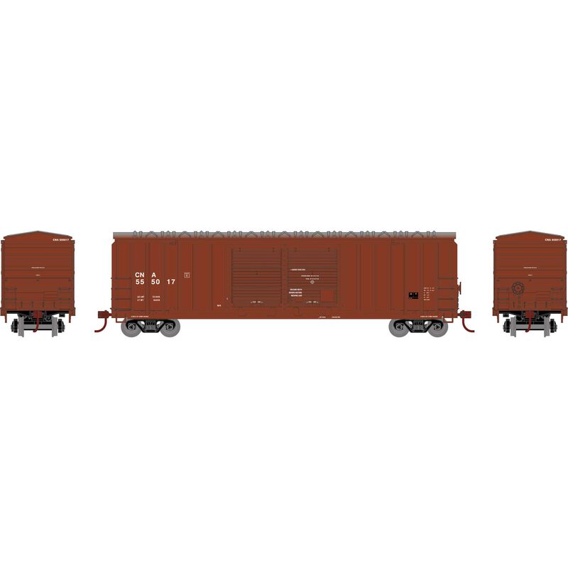 Roundhouse HO 50' FMC 5283 DD Box, CN #555017 - RND97980