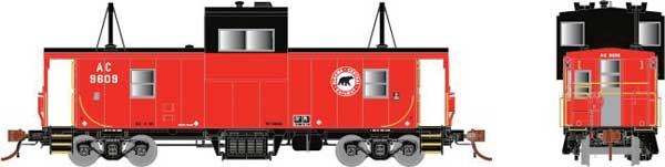 Rapido Trains HO Angus Caboose, Algoma Central #9608 - RPI110138