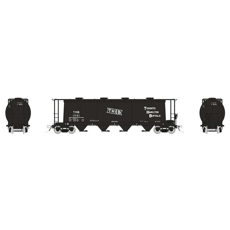 Rapido Trains HO NSC 3800 Covered Hopper TH&B Delivery - RPI127029A