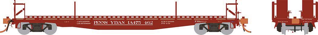 Rapido Trains HO F30D 50' TOFC Flat Car: PRR Delivery - Single Car - RPI138007