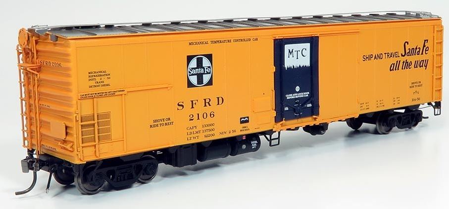 Rapido Trains HO SF RR-56 Mechanical Reefer: Texas Chief Slogan - RPI156003A