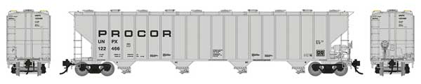 Rapido Trains HO Procor 5820 Covered Hopper UNPX Mid Black Logo - RPI157006A