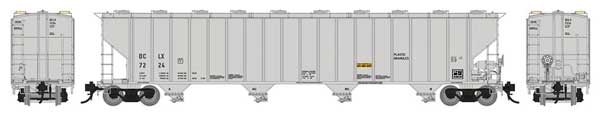 Rapido Trains HO Procor 5820 Covered Hopper DCLX DOW Single Car - RPI157008A