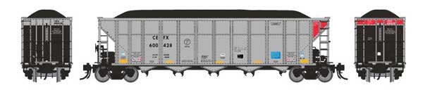 Rapido Trains RPI169007A HO AutoFlood III RD Hopper: CEFX - Single Car - RPI169007A