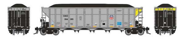 Rapido Trains RPI169022A HO AutoFlood III RD Hopper: UP/CMO, Single - RPI169022A