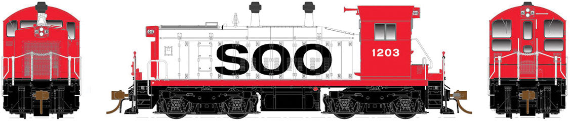 Rapido Trains HO SW1200, SOO #1200 - RPI27052