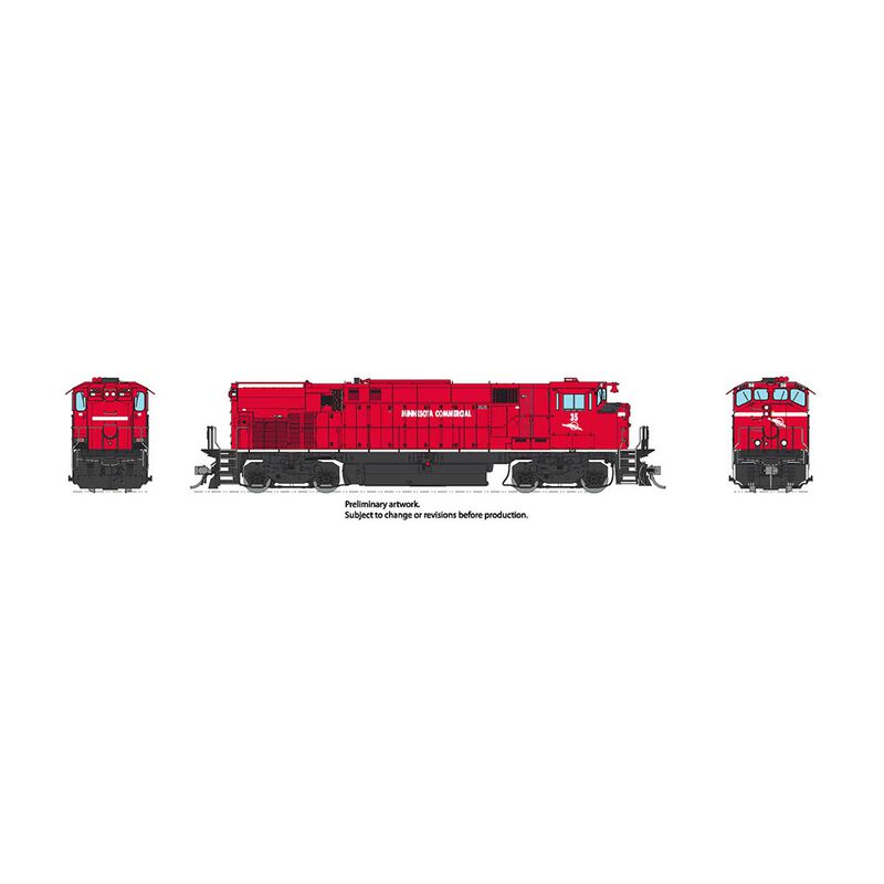 Montreal Locomotive Works MLW M420 - Sound and DCC -- Minnesota Commercial: #35 (red)
