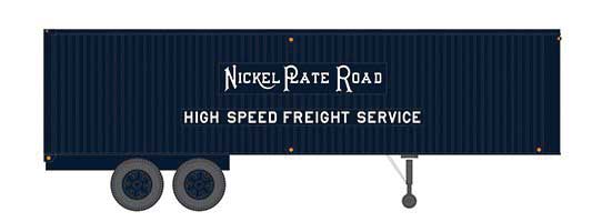 Rapido Trains HO 35' Fruehauf INT-Post V-Van Trailer, NKP #1 - RPI403010