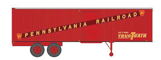 Rapido Trains HO 35' Fruehauf INT-Post V-Van Trailer, 50s PRR 2 - RPI403014