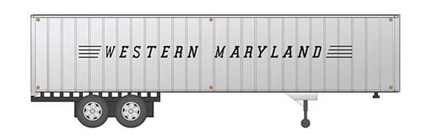 Rapido Trains HO 40' Fruehauf EX-Post V-Van Trailer, WM #3 - RPI403036