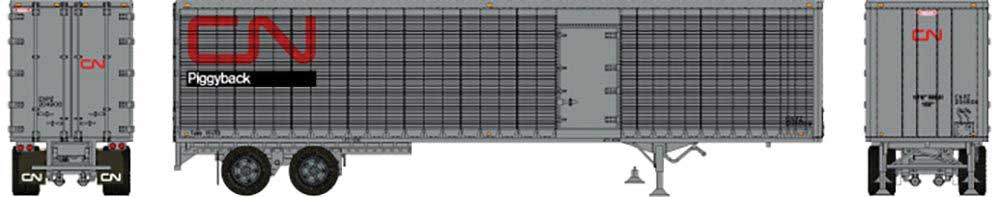 HO 45 Trailmobile Trailer Side Door CN PB #204934