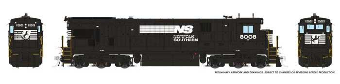 Rapido HO, C30-7 DC/DCC/Sound, NS #8032